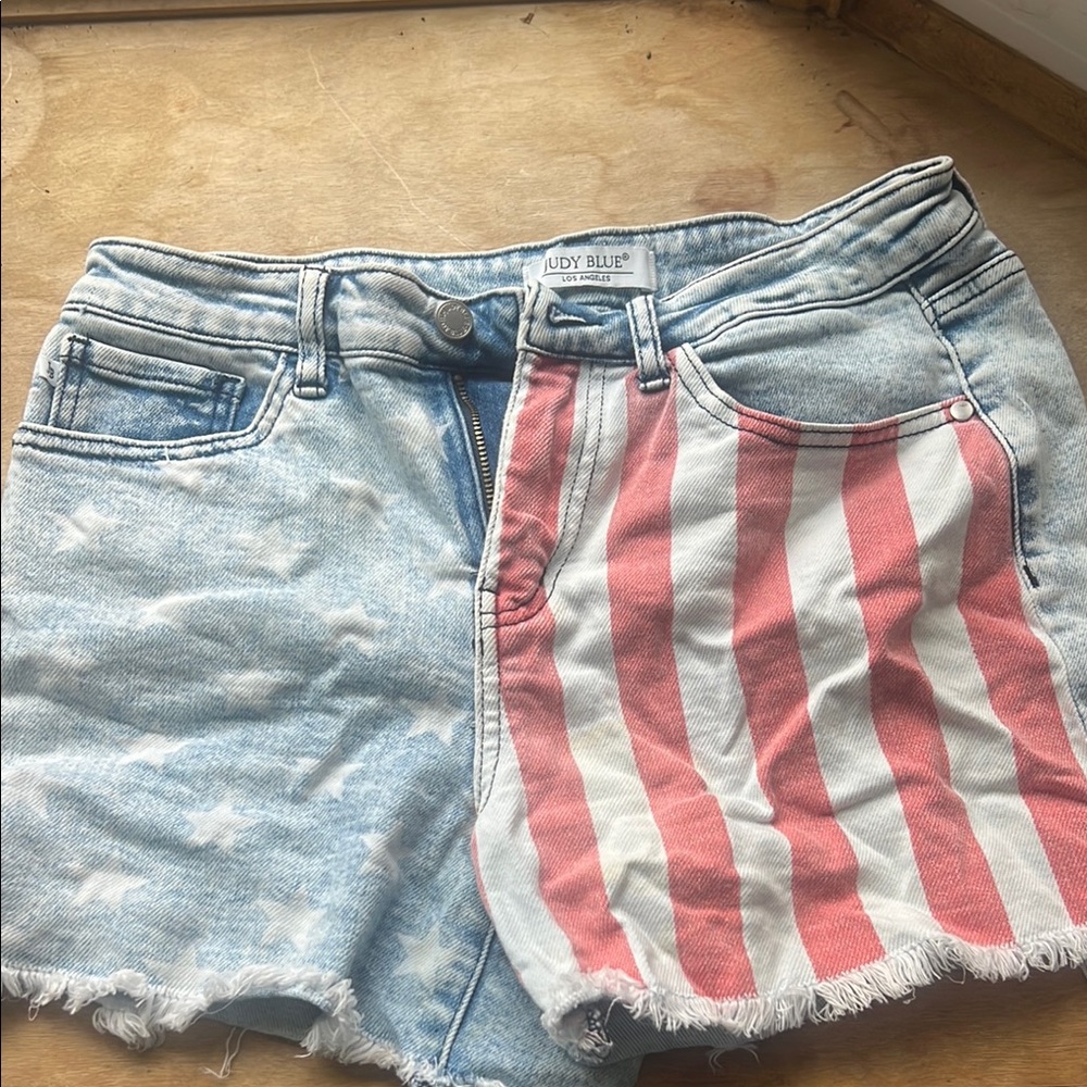 Judy Blue Patriotic Denim Shorts